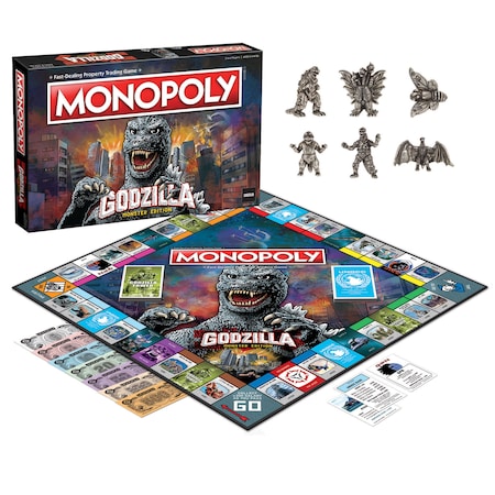 Usaopoly MONOPOLY - Godzilla Monster Edition MN133-710
